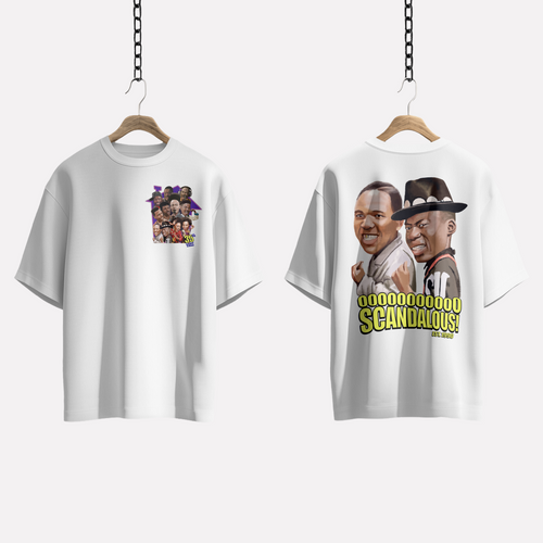 The House Party Collection - CHILL & GROOVE DOUBLE SIDED T-Shirt - Black or White