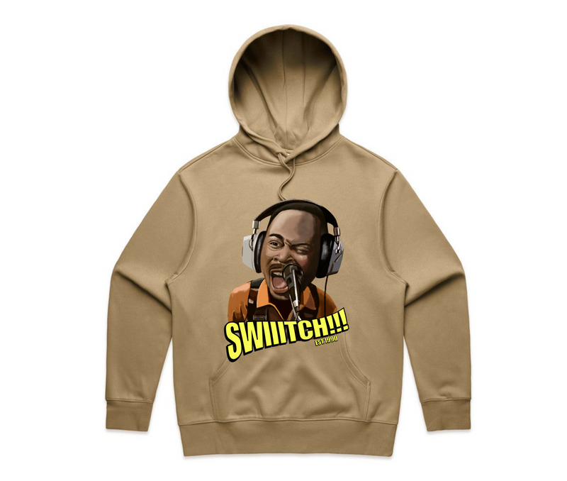 🔥 THE HOUSE PARTY COLLECTION – “SWIIITCH!!!” (DESIGN ON THE FRONT) LIMITED HOODIE!
